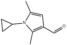 1H-Pyrrole-3-carboxaldehyde,1-cyclopropyl-2,5-dimethyl-(9CI) Struktur