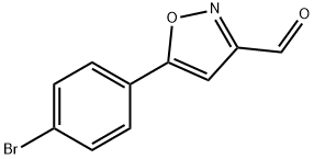 5-(4-BROMOPHENYL)ISOXAZOLE-3-CARBALDEHYDE Struktur