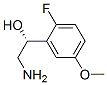 Benzenemethanol, alpha-(aminomethyl)-2-fluoro-5-methoxy-, (alphaR)- (9CI) Struktur