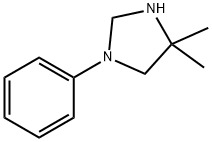 4,4-Dimethyl-1-phenylimidazolidine Struktur