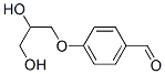 3-(p-Formylphenoxy)-1,2-propanediol Struktur