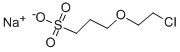 SODIUM 3(2-CHLOROETHOXY)PROPANE-1-SULFONATE, TECH Struktur