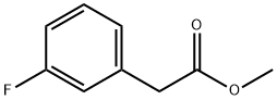 METHYL 3-FLUOROPHENYLACETATE Struktur