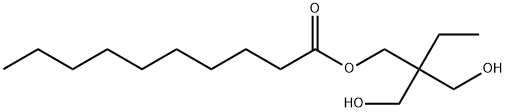 2,2-bis(hydroxymethyl)butyl decanoate Struktur