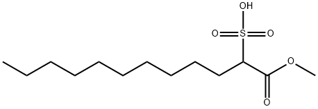 1-methyl 2-sulphododecanoate Struktur