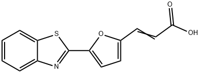 (2E)-3-[5-(1,3-BENZOTHIAZOL-2-YL)-2-FURYL]ACRYLIC ACID Struktur