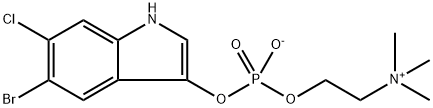 5-BROMO-6-CHLORO-3-INDOXYL CHOLINE PHOSPHATE Structure