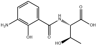 N-(3-Amino-2-hydroxybenzoyl)-L-threonine Struktur