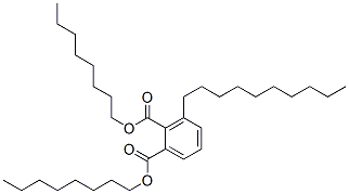 Dioctyl decyl-1,2-benzenedicarboxylate Struktur