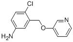 3-(5-AMINO-2-CHLOROBENZYLOXY)PYRIDINE Struktur