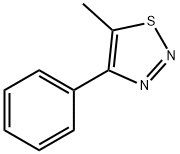 5-METHYL-4-PHENYL-1,2,3-THIADIAZOLE Struktur