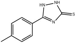 3-(4-METHYLPHENYL)-1H-1,2,4-TRIAZOLE-5-THIOL Struktur