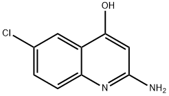 2-AMINO-6-CHLOROQUINOLIN-4-OL Struktur