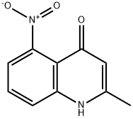 5-NITRO-2-METHYL-4-(1H)-QUINOLONE Struktur