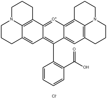 9-(2-Carboxyphenyl)-2,3,6,7,12,13,16,17-octahydro-1H,5H,11H,15H-xanthen[2,3,4-ij:5,6,7-i'j']dichinolizin-18-iumchlorid