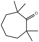 2,2,7,7-Tetramethylcycloheptanone Struktur