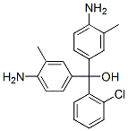 4,4'-diamino-2''-chloro-3,3'-dimethyltrityl alcohol Struktur