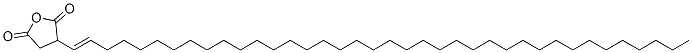 3-(octatriacontenyl)succinic anhydride Struktur