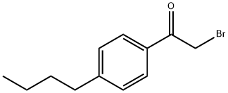 2-bromo-4-n-butylacetophenone  Struktur