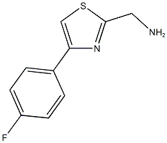 1-[4-(4-fluorophenyl)-1,3-thiazol-2-yl]methanamine(SALTDATA: FREE) Struktur