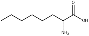 DL-2-氨基辛酸, 644-90-6, 結構式