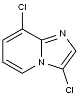 IMidazo[1,2-a]pyridine, 3,8-dichloro- Struktur