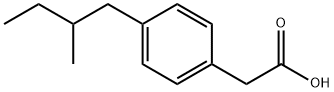 Benzeneacetic acid, 4-(2-methylbutyl)- (9CI) Struktur