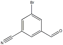 3-Bromo-5-cyanobenzaldehyde Struktur