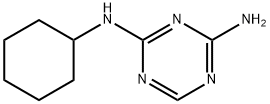 N-Cyclohexyl-1,3,5-triazine-2,4-diamine Struktur