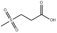 3-(METHYLSULFONYL)PROPANOIC ACID Structure