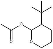 2H-Pyran-2-ol,3-(1,1-dimethylethyl)tetrahydro-,acetate(9CI) Struktur