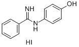 N-(4-Hydroxyphenyl)benzenecarboximidamide monohydriodide Struktur