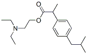 ibuprofen diethylaminoethyl ester Struktur