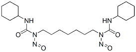 3-cyclohexyl-1-[7-(cyclohexylcarbamoyl-nitroso-amino)heptyl]-1-nitroso -urea Struktur