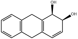 1,2-Anthracenediol, 1,2,9,10-tetrahydro-, (1R,2S)- (9CI) Struktur