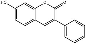 7-羥基-3-苯基-2H-苯并吡喃-2-酮 結(jié)構(gòu)式