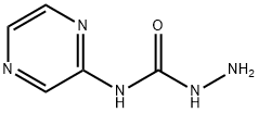 Hydrazinecarboxamide,  N-pyrazinyl-  (9CI) Struktur