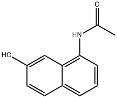 1-Acetamido-7-hydroxynaphthalene  Struktur