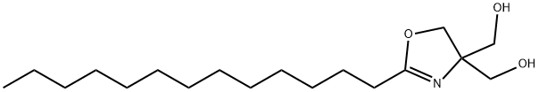 2-tridecyl-2-oxazoline-4,4-dimethanol Struktur