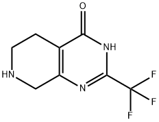 2-(TRIFLUOROMETHYL)-5,6,7,8-TETRAHYDROPYRIDO[3,4-D]PYRIMIDIN-4-OL Struktur