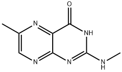 4(1H)-Pteridinone,6-methyl-2-(methylamino)-(9CI) Struktur