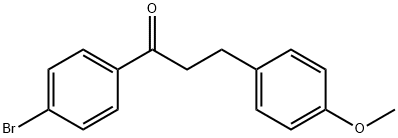 4'-BROMO-3-(4-METHOXYPHENYL)PROPIOPHENONE Struktur