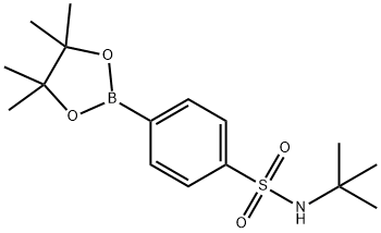 4-(TERT-BUTYLAMINO)SULFONYLPHENYLBORONIC ACID PINACOL ESTER Struktur