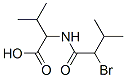 N-(2-Bromo-3-methylbutyryl)-dl-valine Struktur