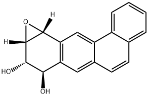 8,9,10,11-テトラヒドロ-10α,11α-エポキシベンゾ[a]アントラセン-8β,9α-ジオール 化學(xué)構(gòu)造式