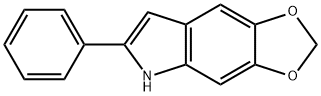 5,6-METHYLENEDIOXY-2-PHENYLINDOLE Struktur