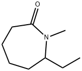 2H-Azepin-2-one,7-ethylhexahydro-1-methyl-(9CI) Struktur