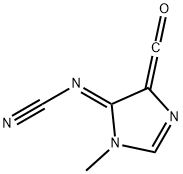 Cyanamide, [5-carbonyl-3,5-dihydro-3-methyl-4H-imidazol-4-ylidene]-, [N(Z)]- Struktur