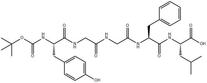 BOC-LEU-ENKEPHALIN Struktur