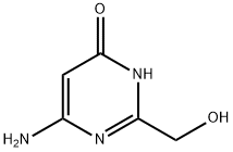 4(1H)-Pyrimidinone, 6-amino-2-(hydroxymethyl)- (9CI) Struktur